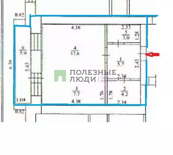 1-к кв. Орловская область, Орел Комсомольская ул., 269А (38.41 м) - Фото 2