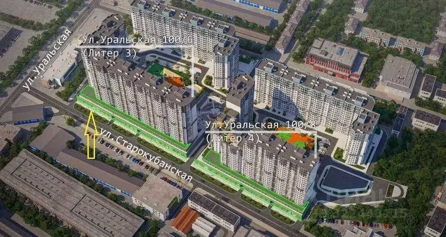 Помещение свободного назначения в Краснодарский край, Краснодар ... - Фото 1