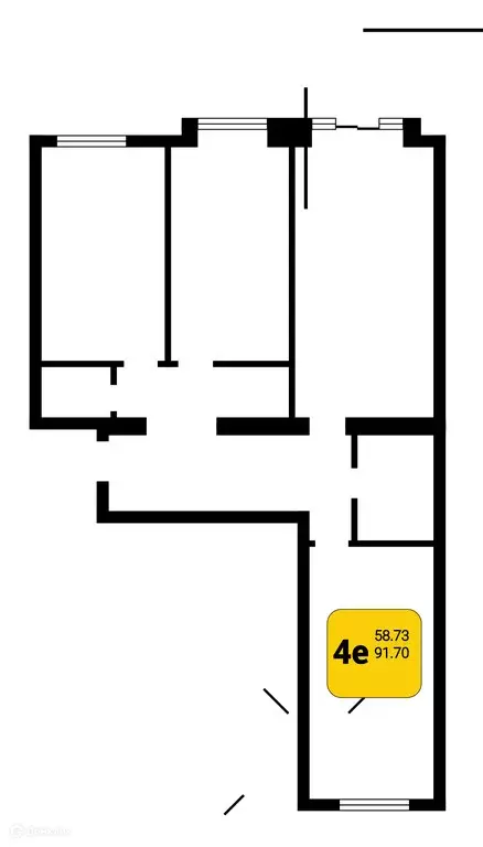 Продаётся 4-к квартира, 95.78 м - Фото 0