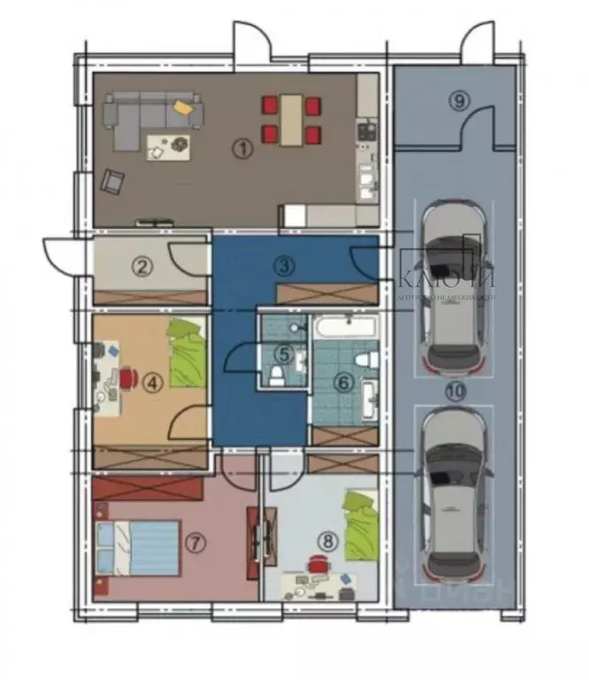 Коттедж в Челябинская область, Магнитогорск Счастливый кп, ул. ... - Фото 1