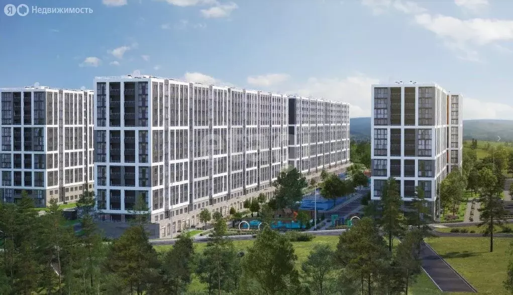 Квартира-студия: Мирное, ЖК Крокус (28.37 м) - Фото 1