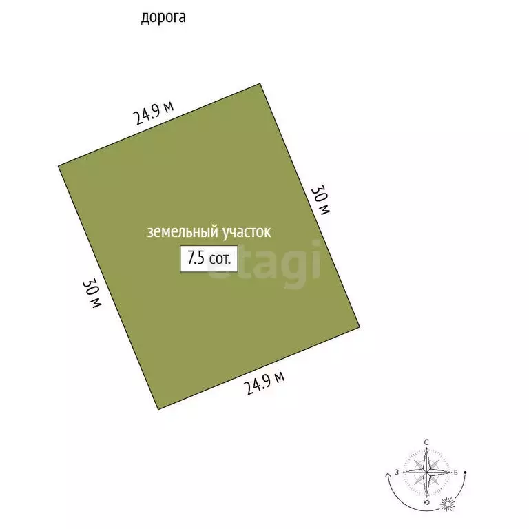 Участок в Большие Харлуши, микрорайон Никольский, Рождественская улица ... - Фото 0