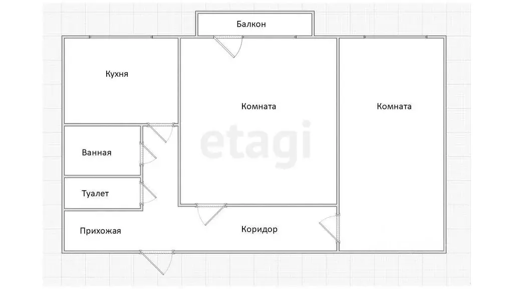 2-к кв. Приморский край, Артем ул. Стрельникова, 45 (39.8 м) - Фото 1