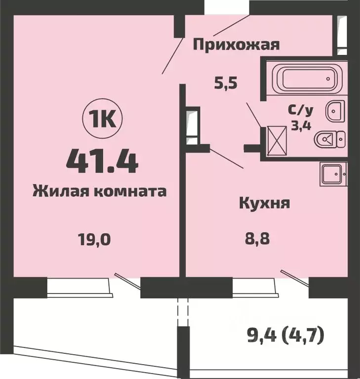 1-к кв. Новосибирская область, Новосибирский район, Станционный ... - Фото 1