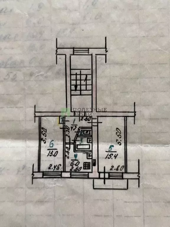2-к. квартира, 42,5 м, 2/5 эт. - Фото 0