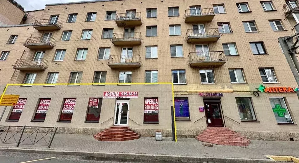 Помещение свободного назначения в Санкт-Петербург Среднеохтинский ... - Фото 1