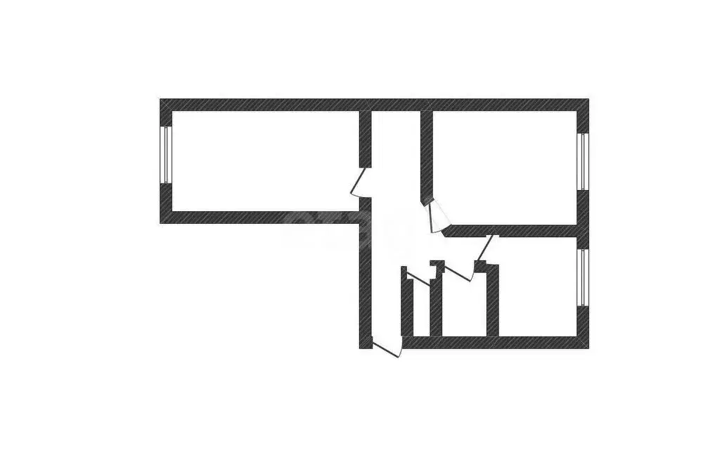 2-комнатная квартира: Валуйки, улица Максима Горького, 98Б (45 м) - Фото 1