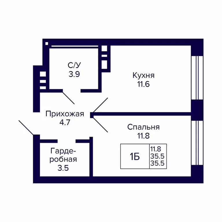 1-комнатная квартира: Новосибирск, 18-й Бронный переулок, 16 (35.5 м) - Фото 0