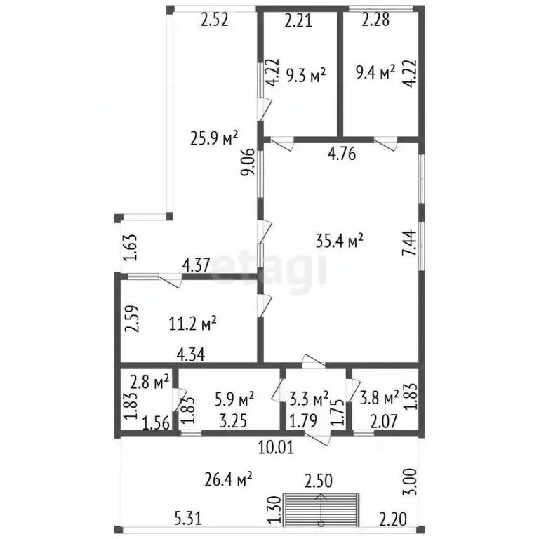 Дом в Ленинградская область, Всеволожский район, Колтушское городское ... - Фото 2