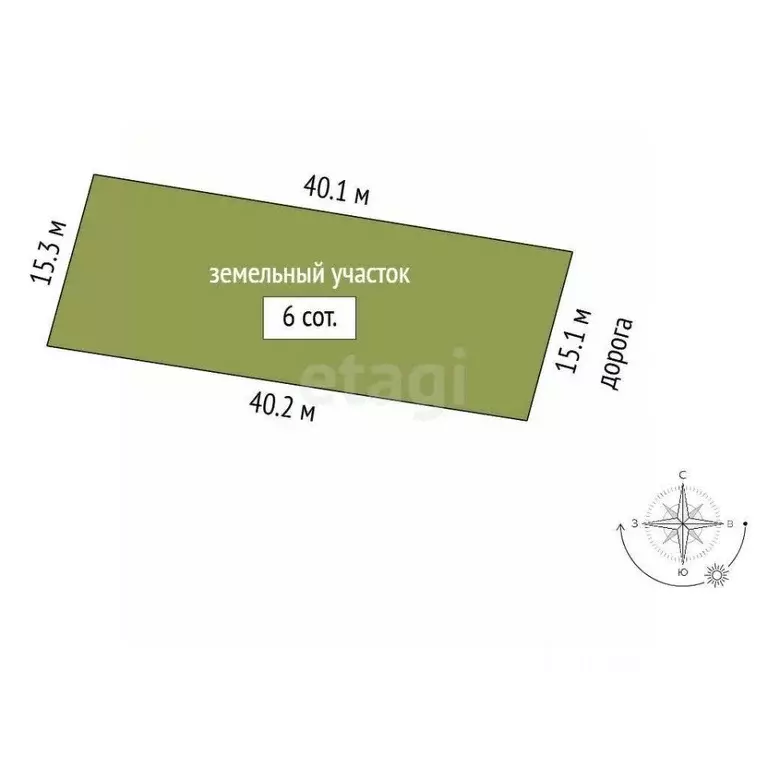 Участок в Ростовская область, Аксайский район, Верхнеподпольненское ... - Фото 1