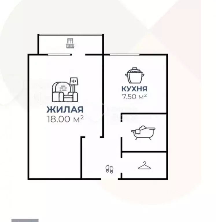 1-к кв. Волгоградская область, Краснослободск Среднеахтубинский район, ... - Фото 1