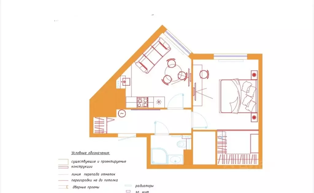 1-к кв. Санкт-Петербург Петровский просп., 24к3 (39.0 м) - Фото 0