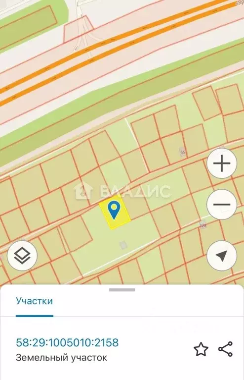 Участок в Пензенская область, Пенза Север садовое дачное товарищество, ... - Фото 1