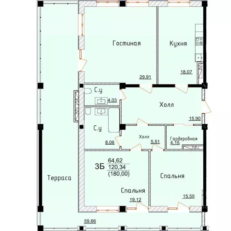 3-к кв. Дагестан, Дербент ул. Графа Воронцова, 80 (180.0 м) - Фото 0