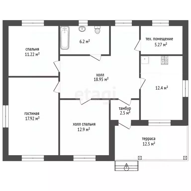 Дом в Московская область, Сергиево-Посадский городской округ, с. ... - Фото 2