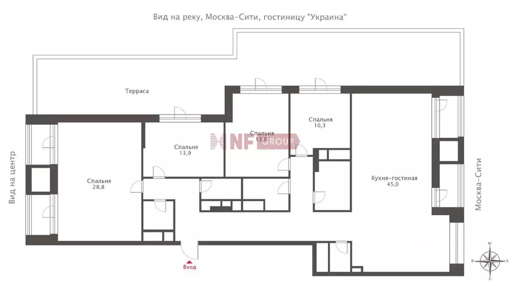 5-к кв. Москва Мантулинская ул., 9к5 (149.2 м) - Фото 2