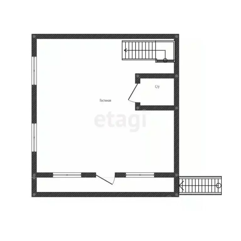 Дом в Воронежская область, с. Семилуки ул. Светлая, 7 (106 м) - Фото 2