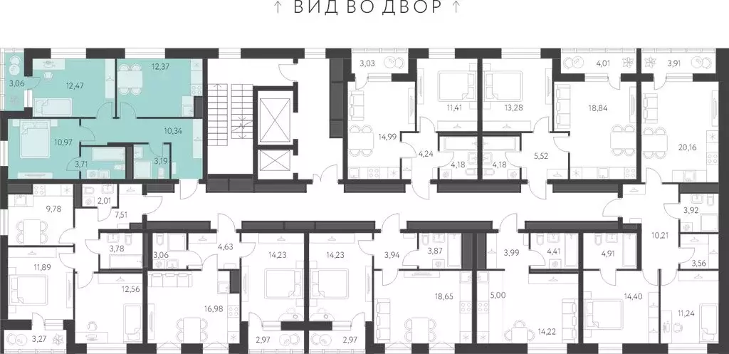 2-комнатная квартира: Екатеринбург, микрорайон Академический, ЖК ... - Фото 1