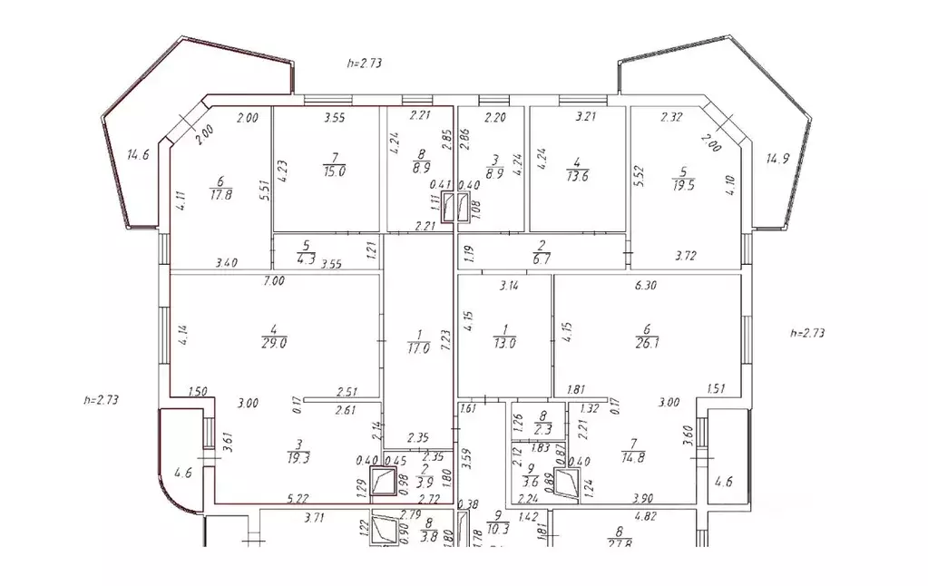 3-к кв. Санкт-Петербург ш. Суздальское, 12к2 (115.2 м) - Фото 1