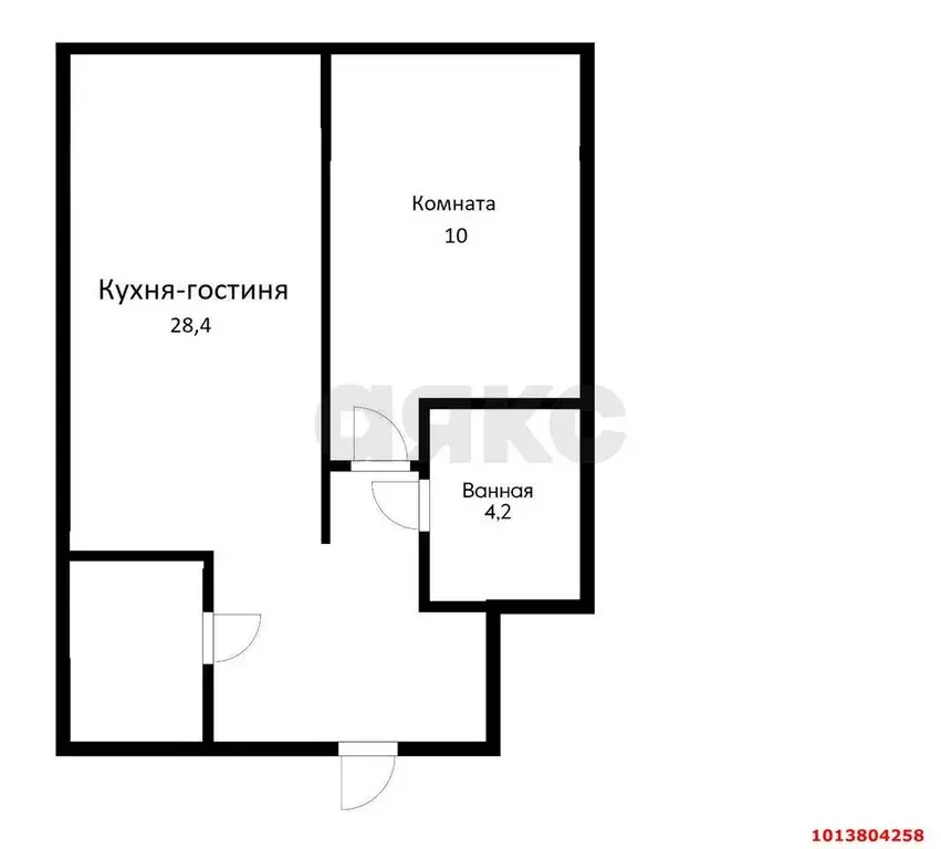 1-комнатная квартира: Краснодар, Круговая улица, 4/1 (41.8 м) - Фото 0