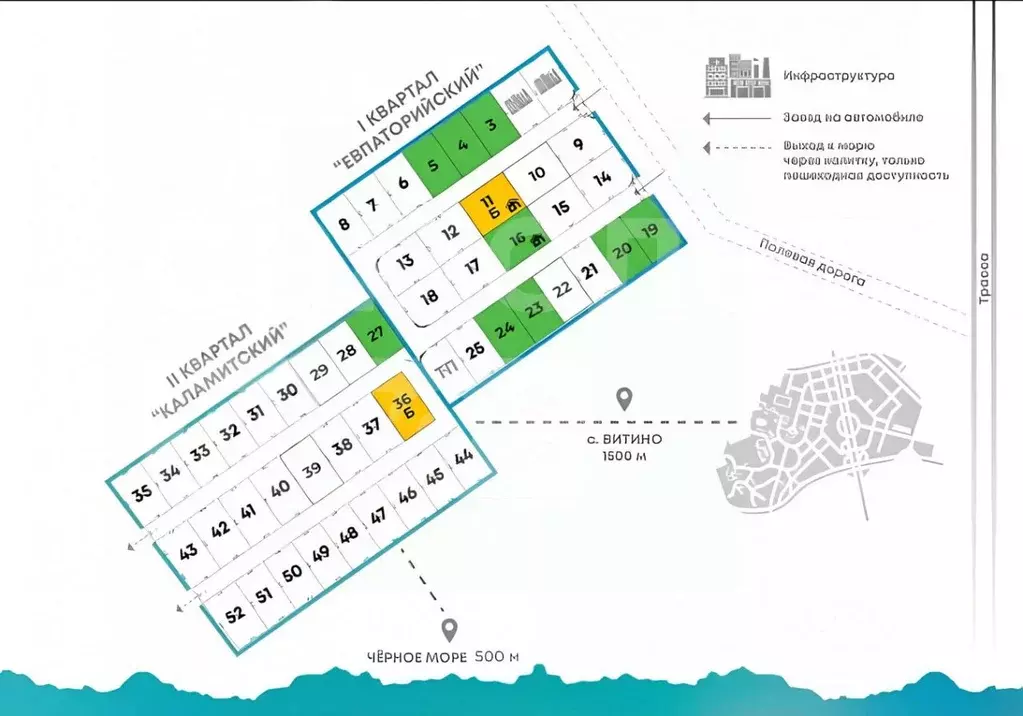 Участок в Крым, Сакский район, с. Молочное ул. Пионерская (6.0 сот.) - Фото 2