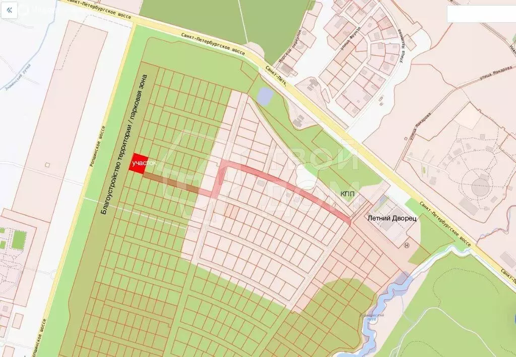 Участок в Петергоф, Санкт-Петербургское шоссе, 130 (28.5 м) - Фото 2