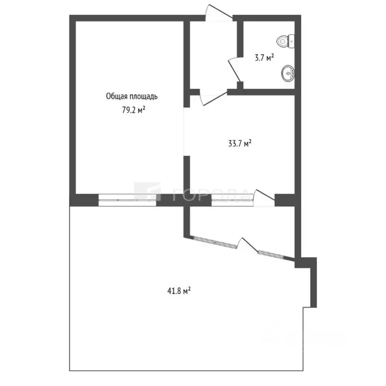 Офис в Новосибирская область, Новосибирск ул. Объединения, 4 (79 м) - Фото 2