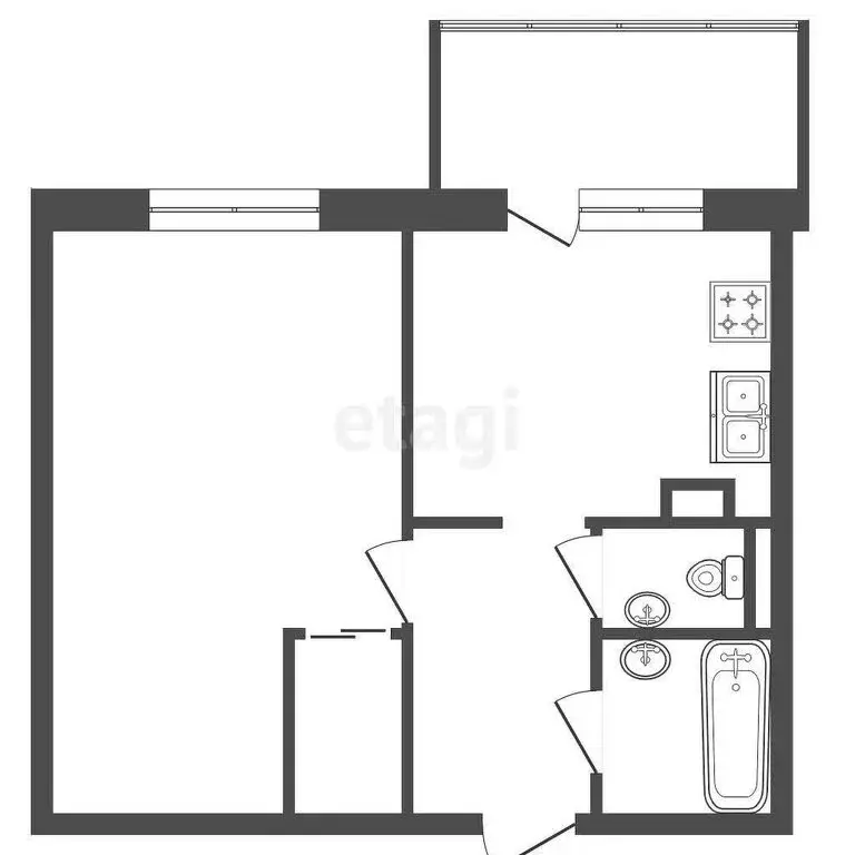 1-комнатная квартира: Сертолово, Верная улица, 1к2 (35.9 м) - Фото 0