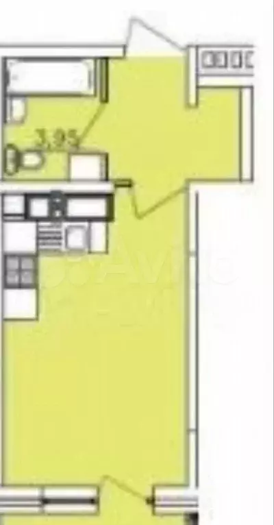 Квартира-студия, 31 м, 1/16 эт. - Фото 0