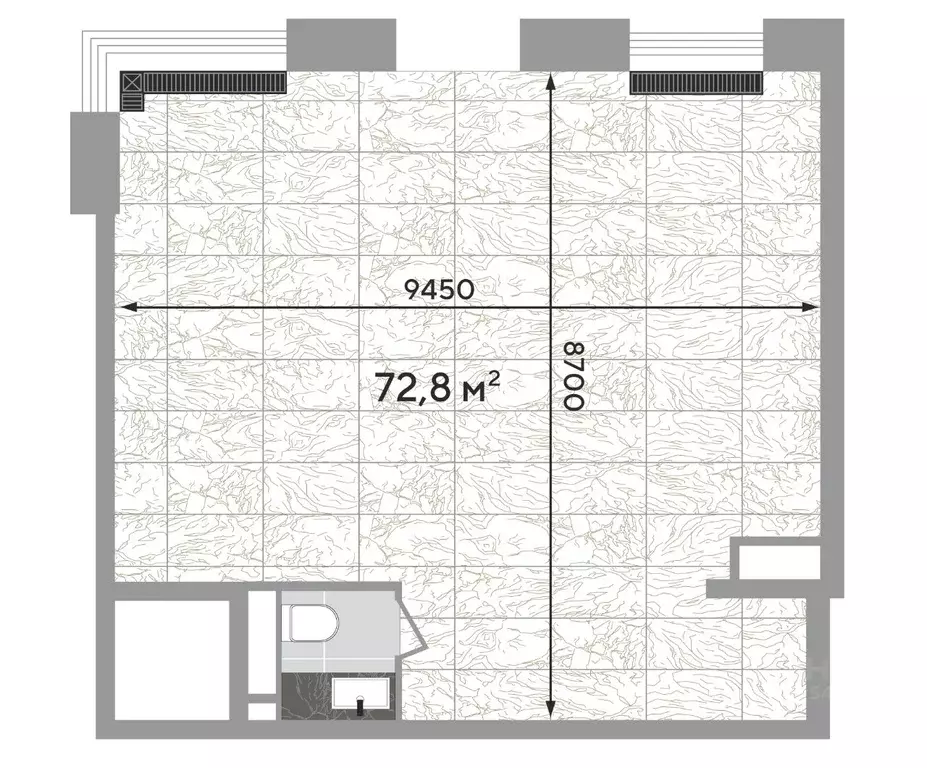 Торговая площадь в Москва ул. Зорге, 9Ак7 (73 м) - Фото 2