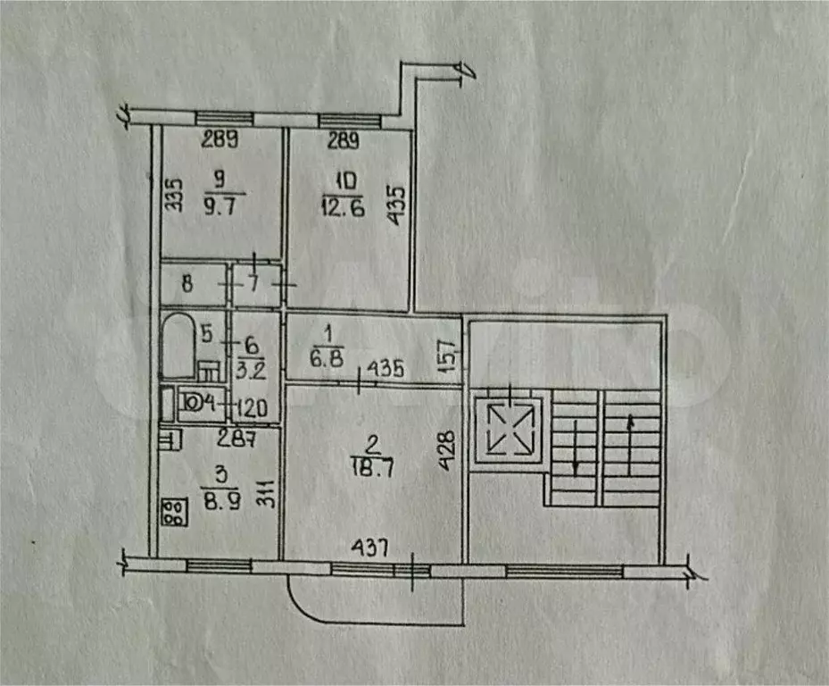 3-к. квартира, 67,6 м, 4/10 эт. - Фото 0