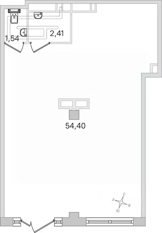 Помещение свободного назначения в Санкт-Петербург, Санкт-Петербург, ... - Фото 1