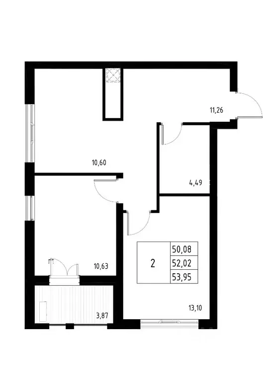 2-к кв. Крым, Судак Долина Роз жилой комплекс (53.95 м) - Фото 0