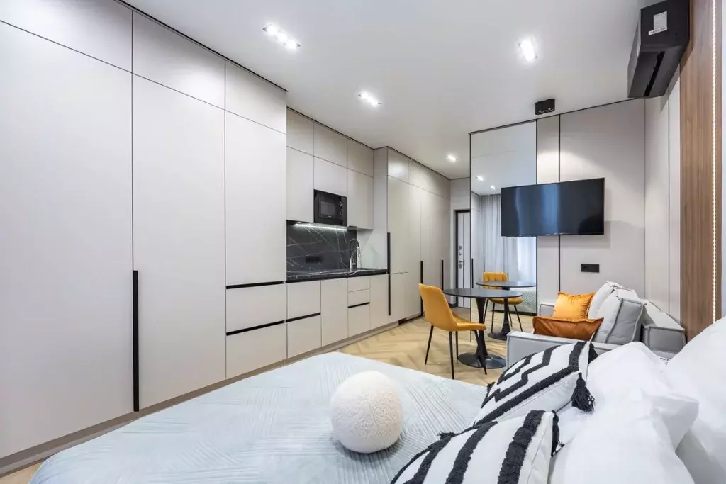 Студия Москва Новоостаповская ул., 20 (25.3 м) - Фото 1