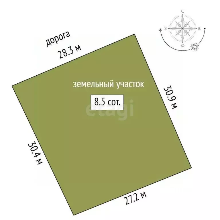 Участок в Ростовская область, Аксай Набережная ул. (8.5 сот.) - Фото 2