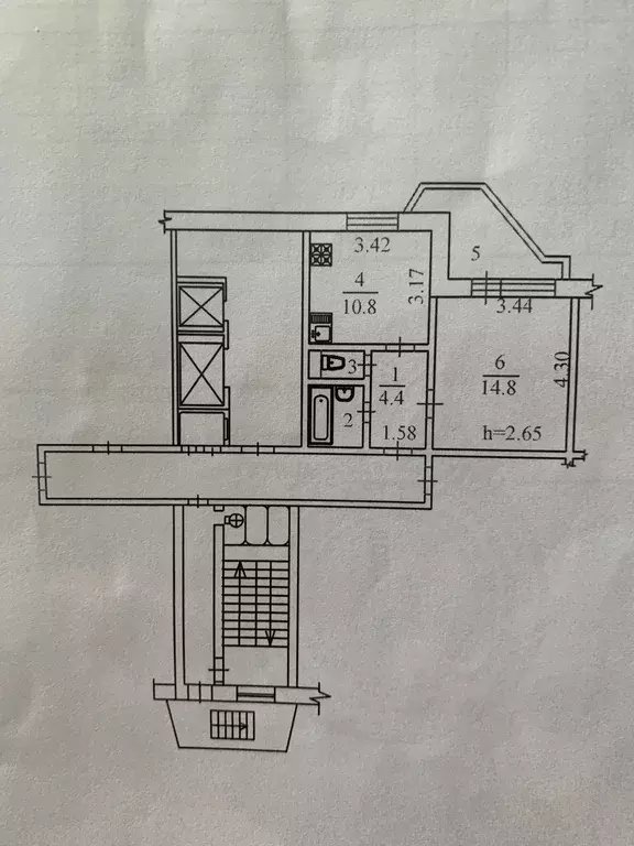 Продаётся 1-к квартира, 36.4 м - Фото 0