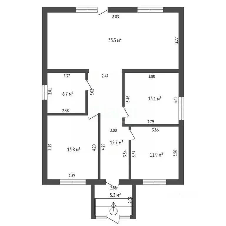 Дом в Башкортостан, Стерлитамакский район, Казадаевский сельсовет, с. ... - Фото 2