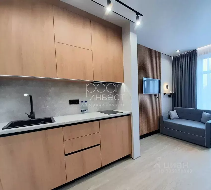 Студия Краснодарский край, Сочи Мамайка мкр, ул. Плеханова, 42Б (14.0 ... - Фото 1