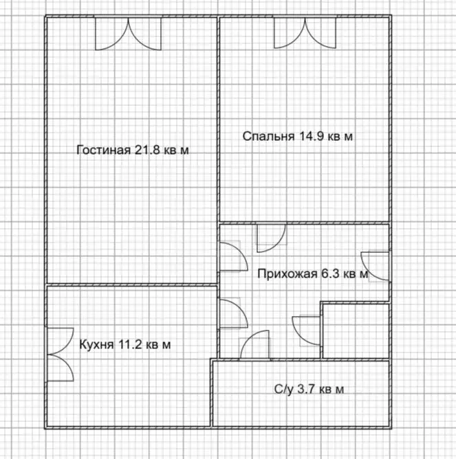 2-к кв. Оренбургская область, Новотроицк ул. Лысова, 8 (60.9 м) - Фото 1