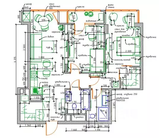 3-к кв. Челябинская область, Челябинск Лесопарковая ул., 7Е (70.0 м) - Фото 2