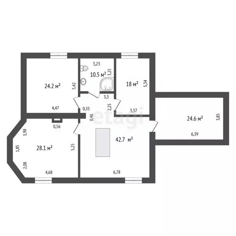 Дом в Красноярский край, Емельяновский муниципальный округ, Любимое ... - Фото 2