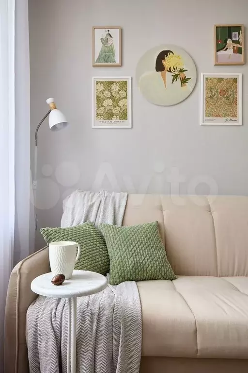 Апартаменты-студия, 16,6 м, 3/4 эт. - Фото 1