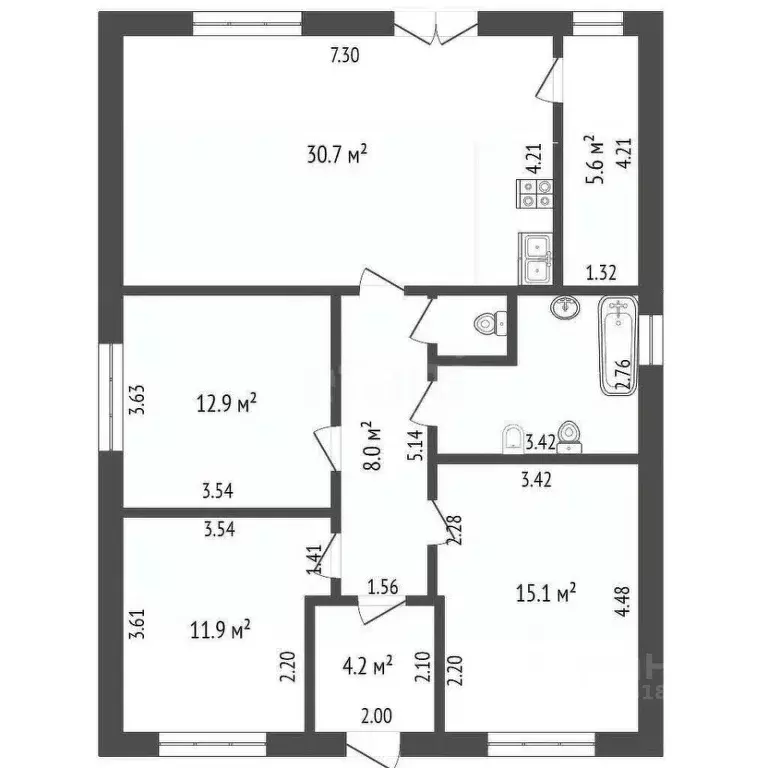 Дом в Ростовская область, Батайск ул. Кольчужная (100 м) - Фото 2