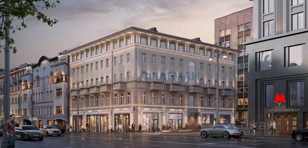 Помещение свободного назначения в Москва 1-я Тверская-Ямская ул., 4 ... - Фото 1