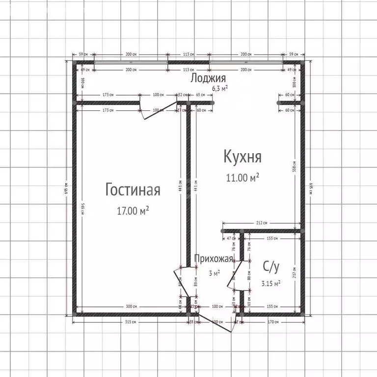 1-комнатная квартира: Каспийск, проспект Акулиничева, 5Б (40 м) - Фото 1