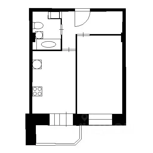 1-к кв. Ленинградская область, Кудрово г. Всеволожский район, ... - Фото 2