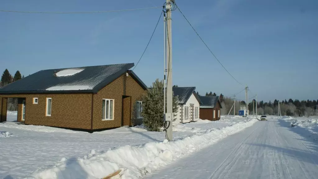 Дом в Пермский край, пос. Объект КРП ул. Гранатовая, 13 (92 м) - Фото 1