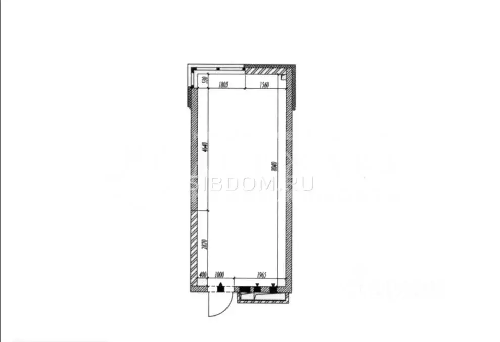 Студия Кемеровская область, Кемерово просп. Притомский, 25к4 (27.0 м) - Фото 2