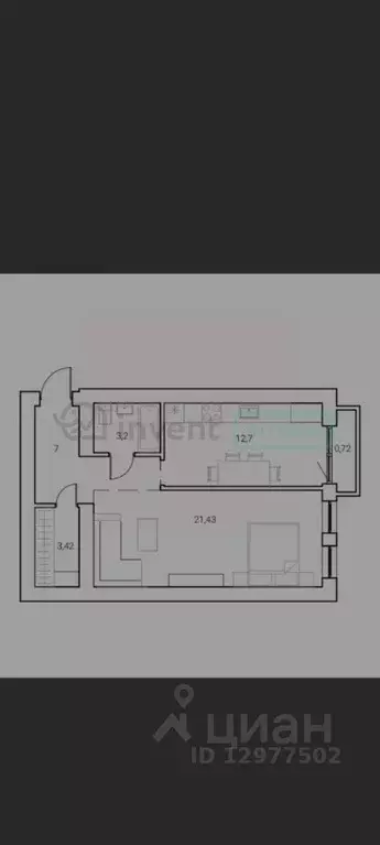 1-к кв. Калининградская область, Калининград Балашовская ул., 4 (47.75 ... - Фото 2