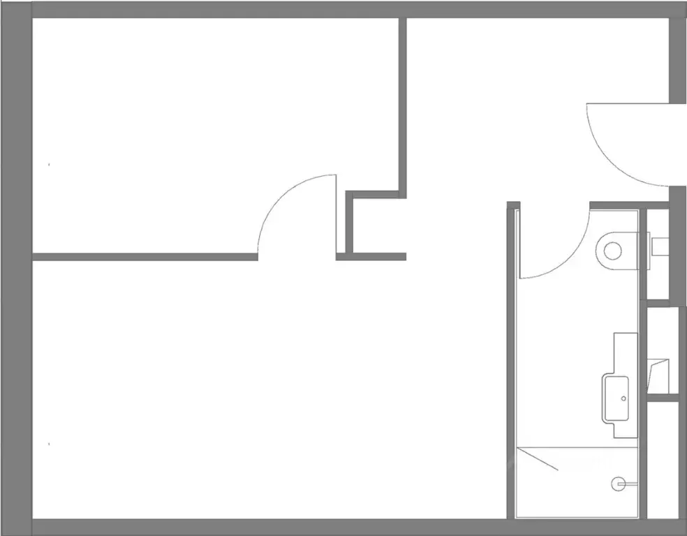 Студия Санкт-Петербург Камышовая ул., 25 (39.18 м) - Фото 0